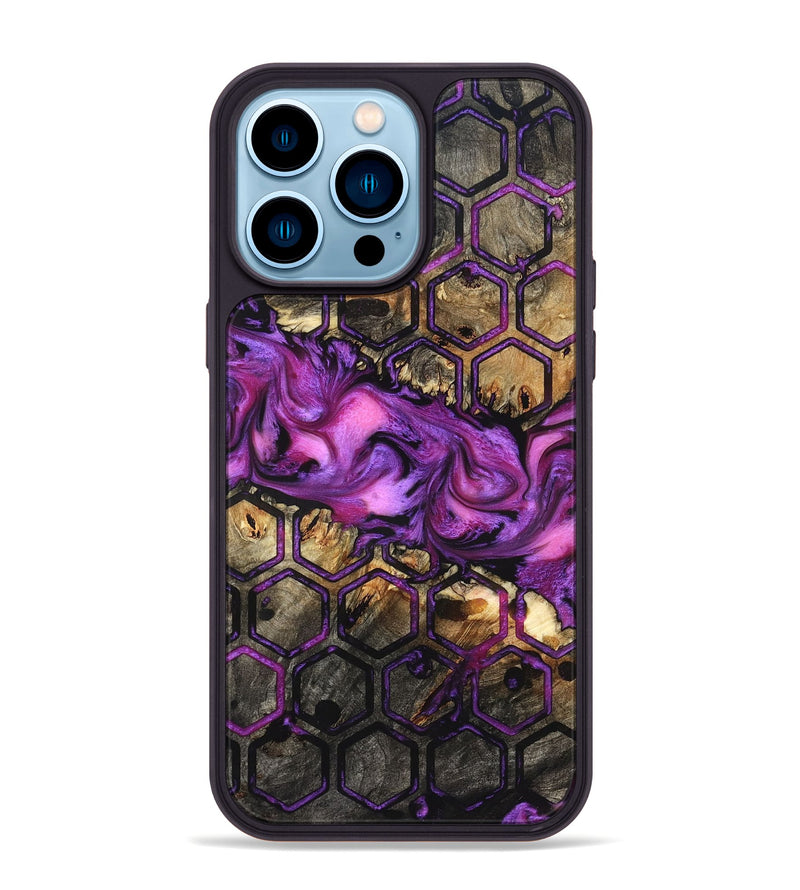 iPhone 14 Pro Max Wood Phone Case - Natalee (Pattern, 825363)