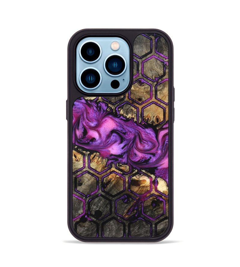 iPhone 14 Pro Wood Phone Case - Natalee (Pattern, 825363)