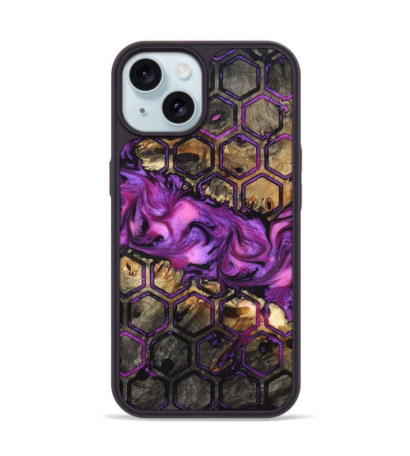 iPhone 15 Wood Phone Case - Natalee (Pattern, 825363)