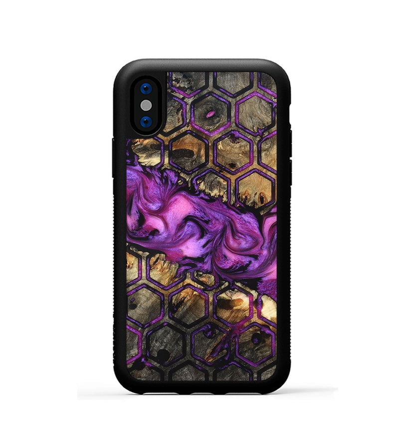 iPhone Xs Wood Phone Case - Natalee (Pattern, 825363)