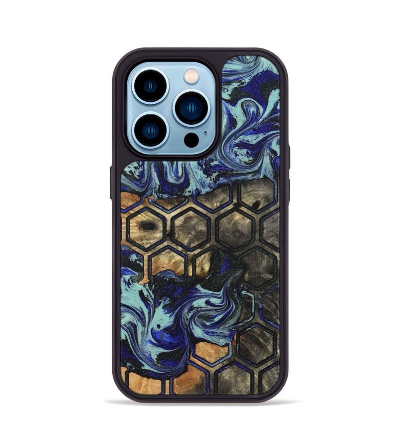 iPhone 14 Pro Wood Phone Case - Oliver (Pattern, 825364)