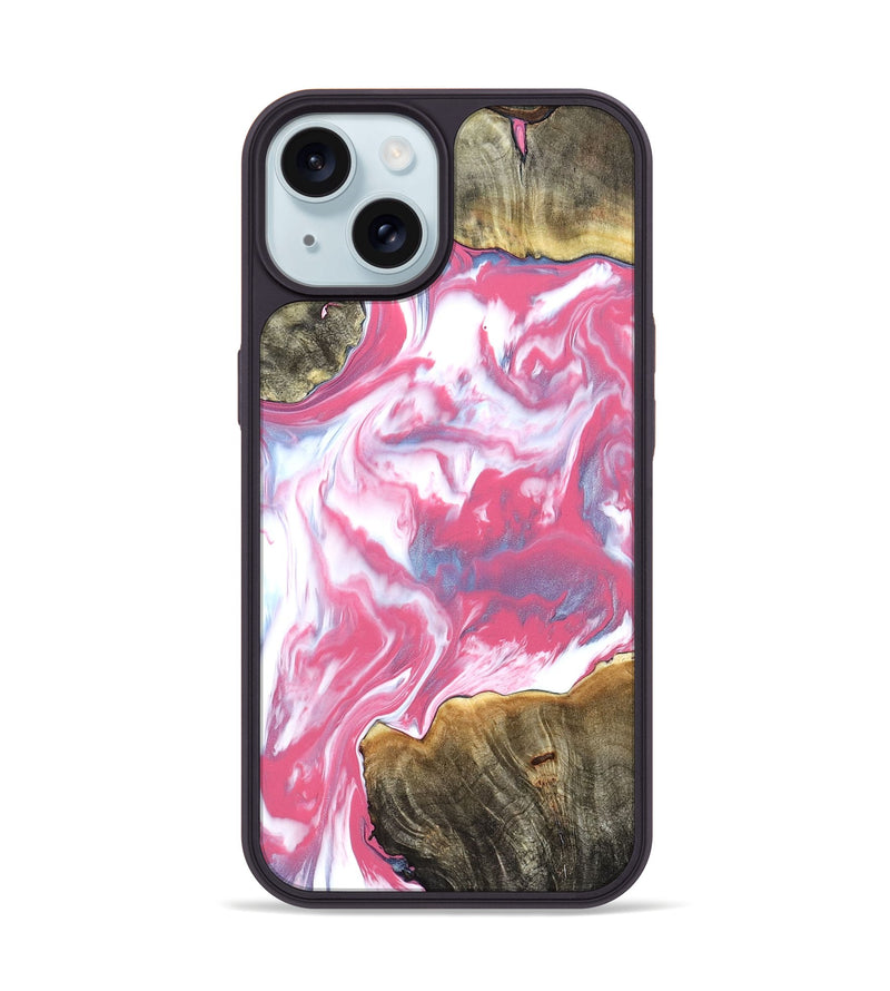 iPhone 15 Wood Phone Case - Nira (Merica, 825365)