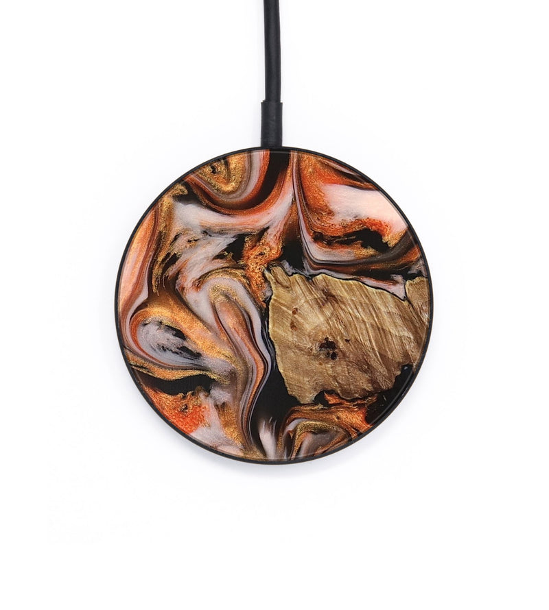 Circle Wood Wireless Charger - Averi (Red, 825366)