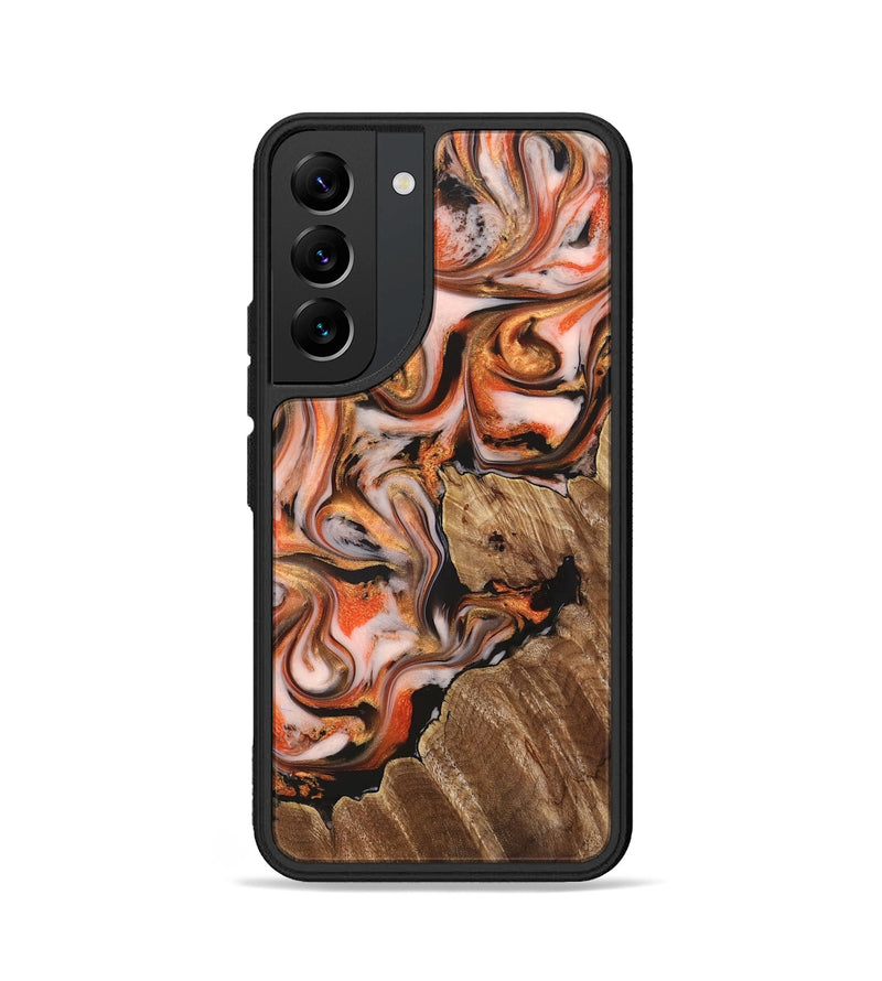 Galaxy S22 Wood Phone Case - Averi (Red, 825366)