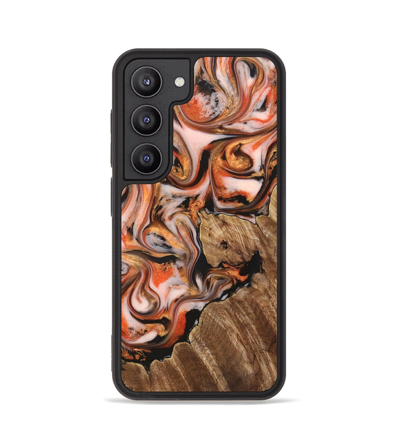 Galaxy S23 Wood Phone Case - Averi (Red, 825366)