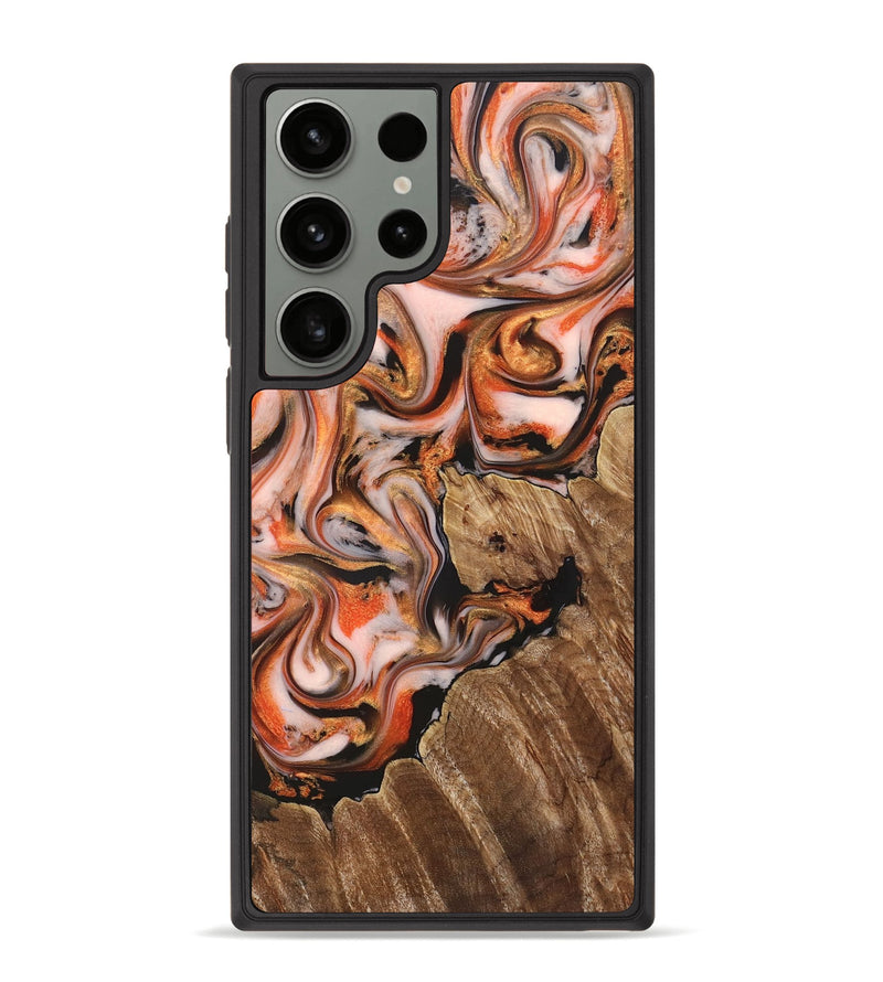 Galaxy S23 Ultra Wood Phone Case - Averi (Red, 825366)