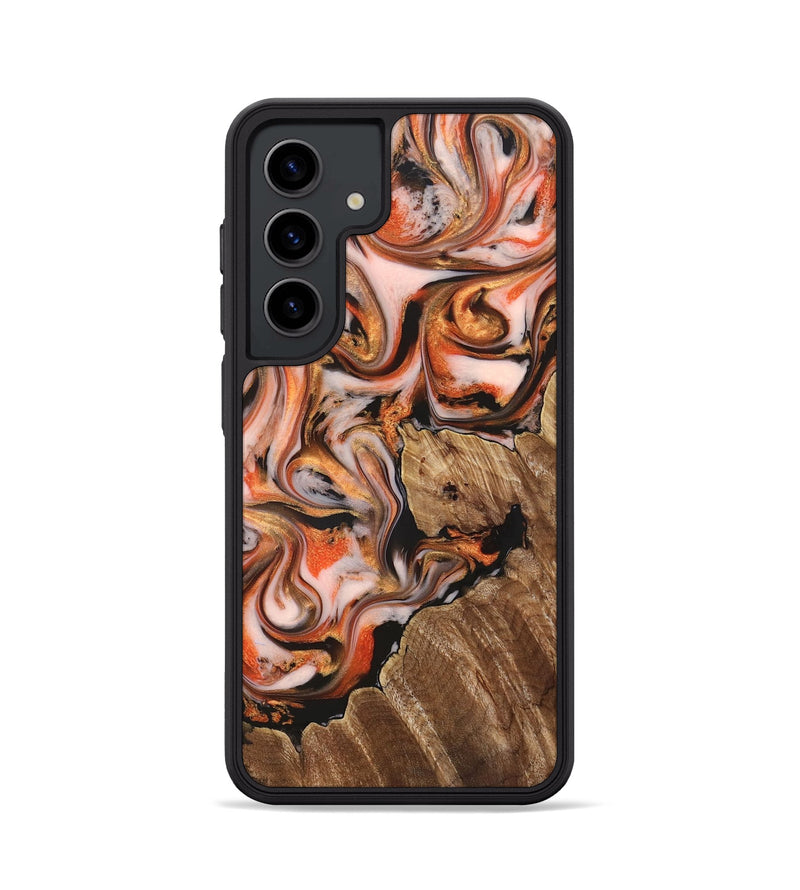 Galaxy S24 Wood Phone Case - Averi (Red, 825366)