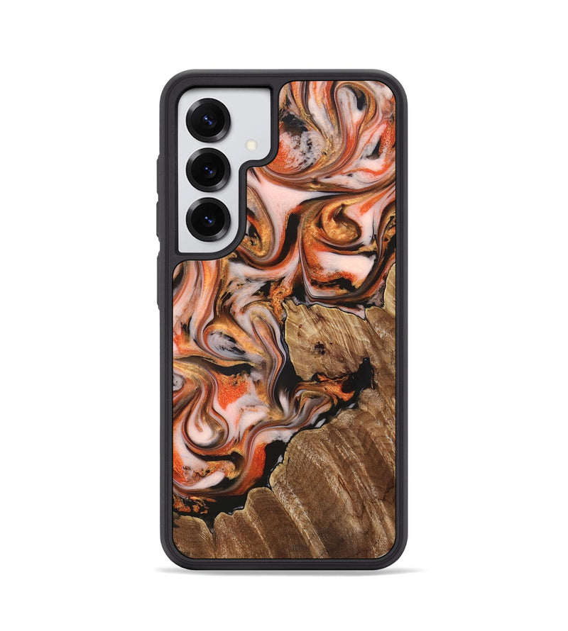 Galaxy S25 Wood Phone Case - Averi (Red, 825366)