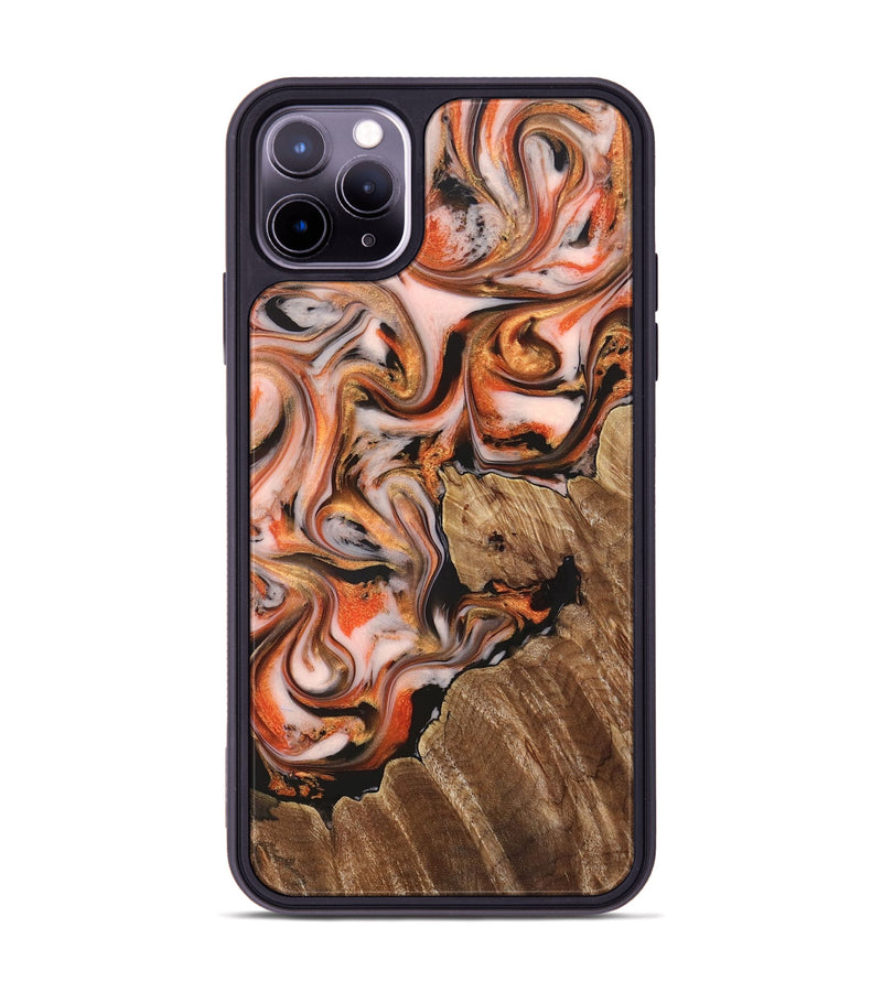 iPhone 11 Pro Max Wood Phone Case - Averi (Red, 825366)