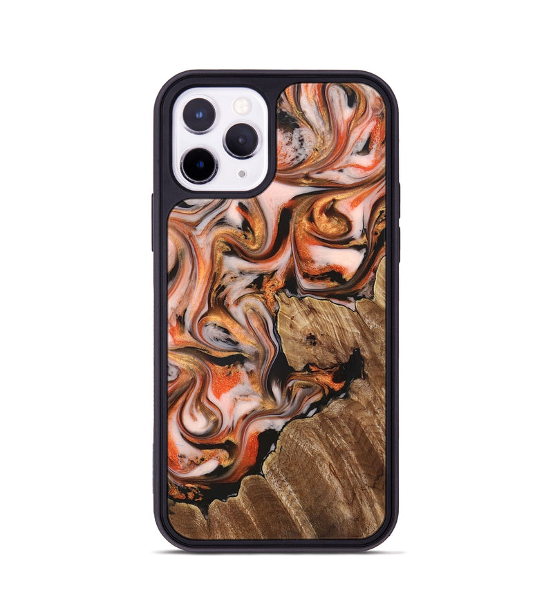iPhone 11 Pro Wood Phone Case - Averi (Red, 825366)