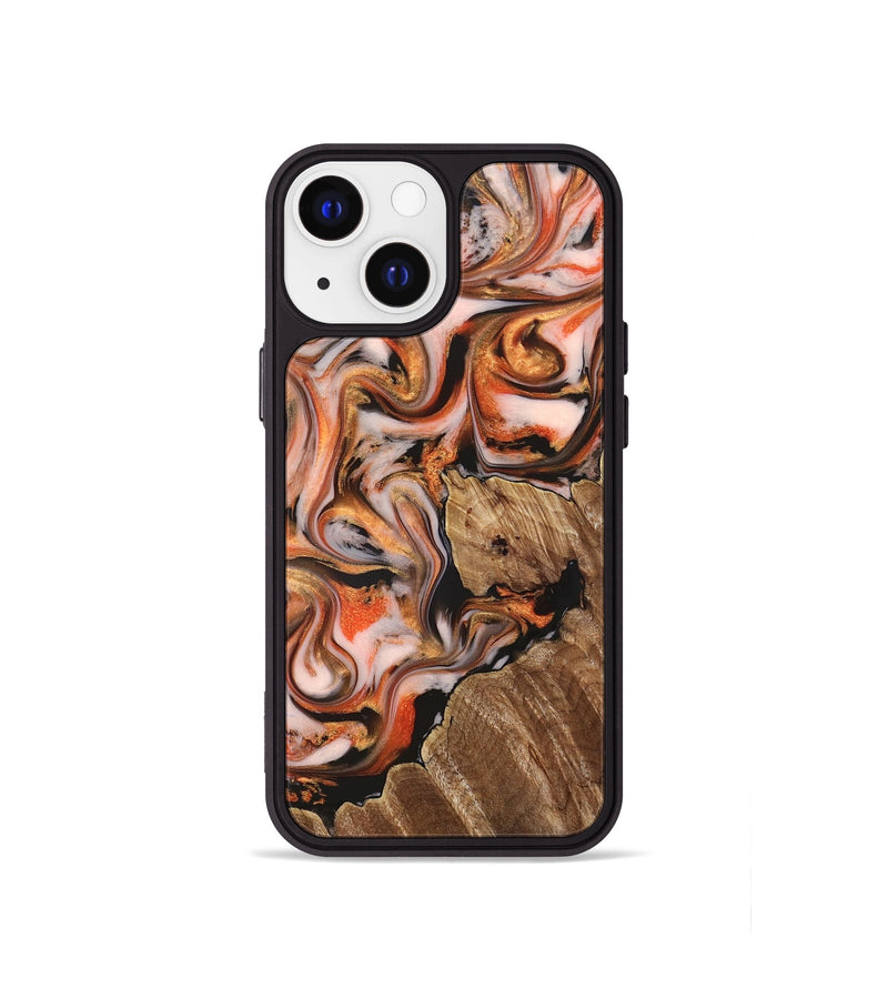 iPhone 13 mini Wood Phone Case - Averi (Red, 825366)