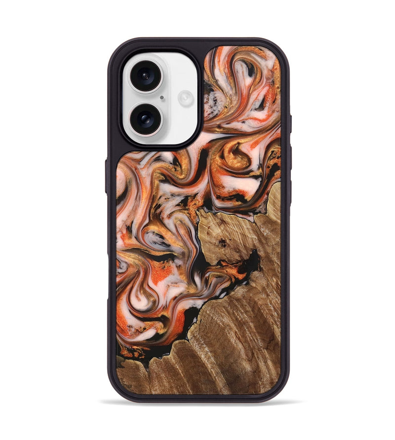iPhone 17 Wood Phone Case - Averi (Red, 825366)