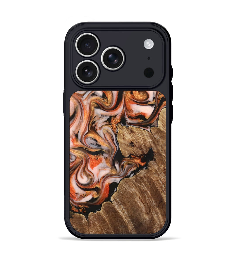 iPhone 17 Pro Wood Phone Case - Averi (Red, 825366)