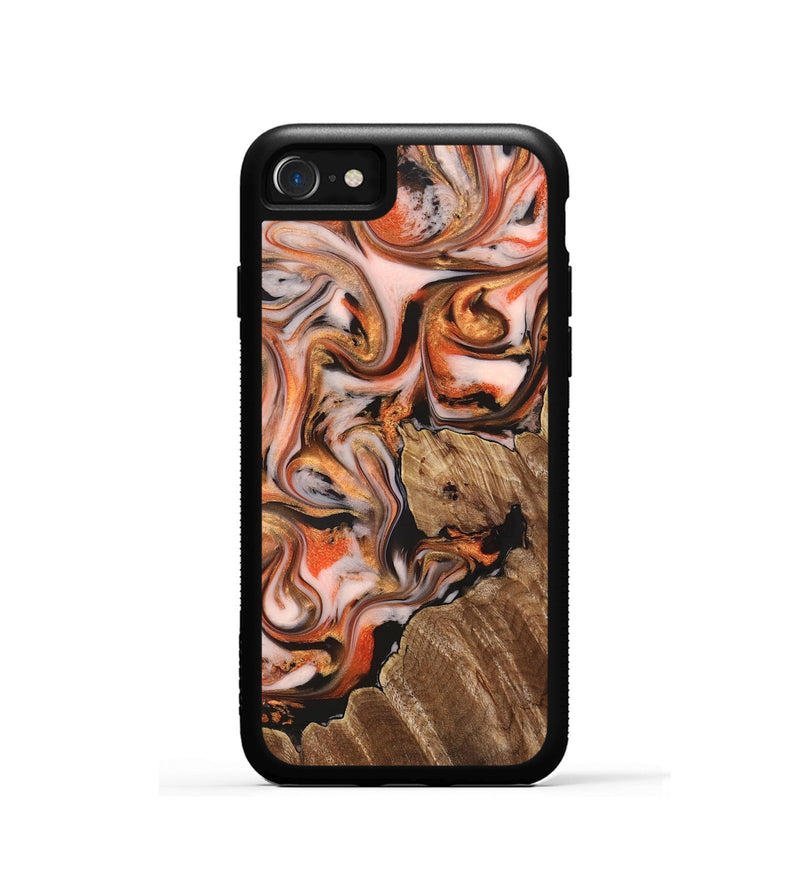 iPhone SE Wood Phone Case - Averi (Red, 825366)