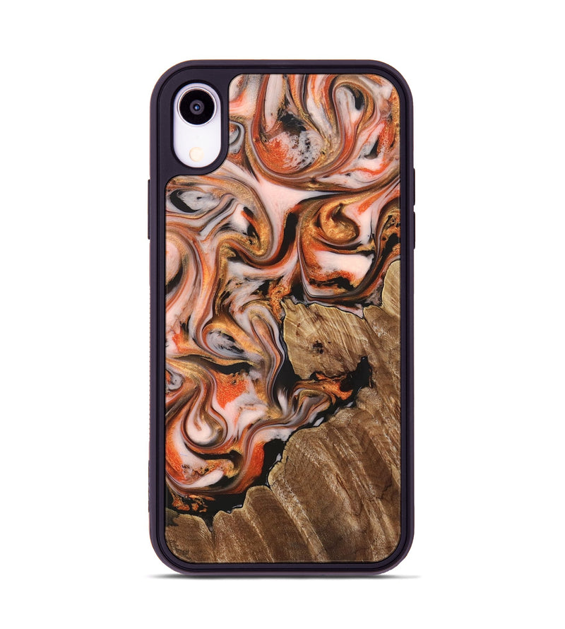 iPhone Xr Wood Phone Case - Averi (Red, 825366)