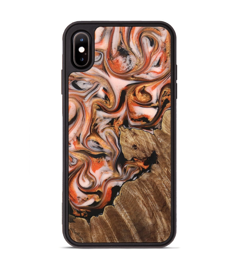 iPhone Xs Max Wood Phone Case - Averi (Red, 825366)