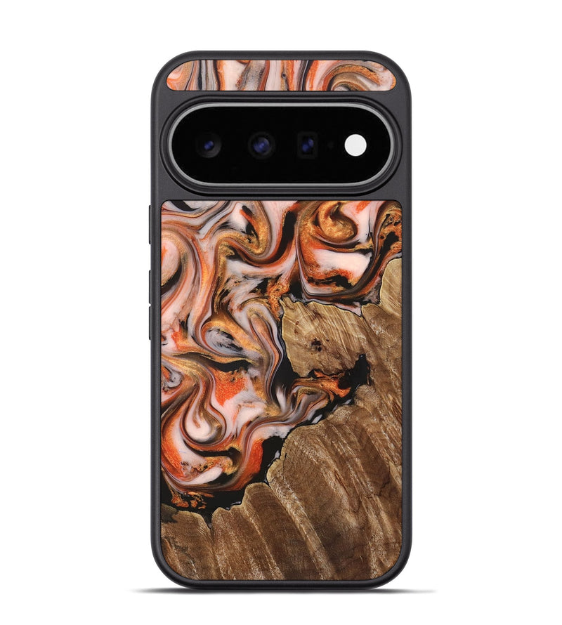Pixel 11 Pro Wood Phone Case - Averi (Red, 825366)