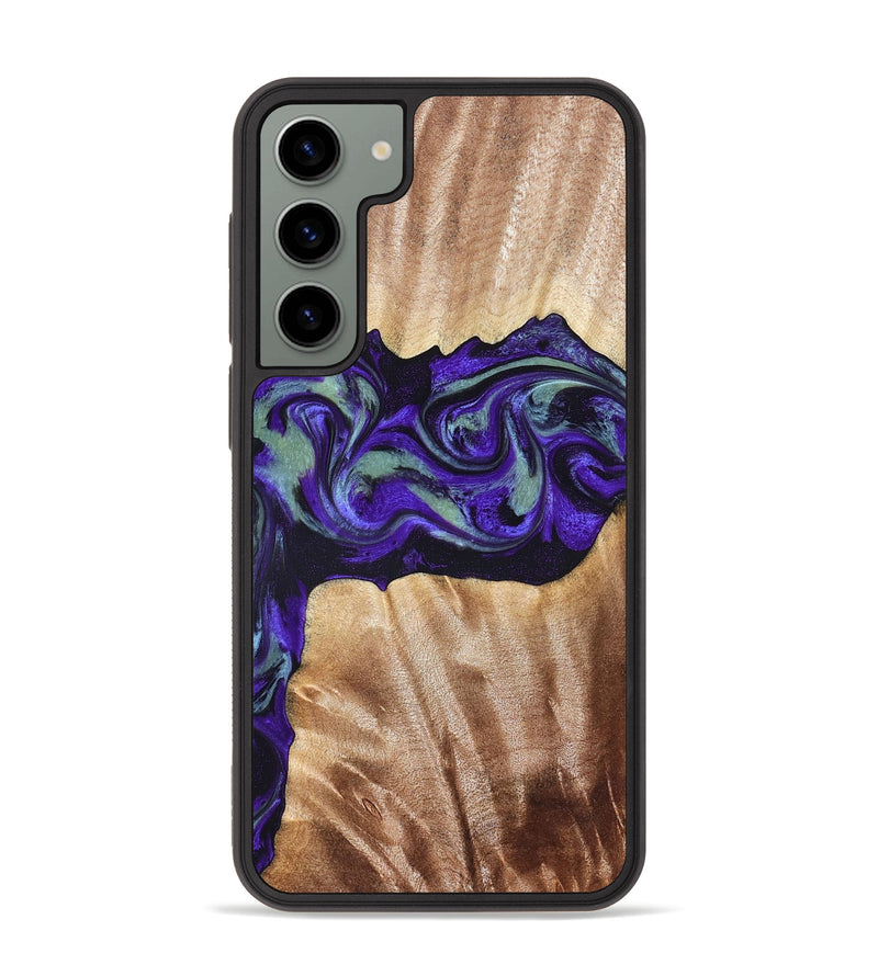 Galaxy S23 Plus Wood Phone Case - Anika (Purple, 825368)