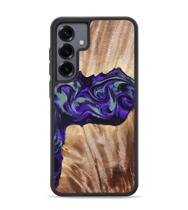Galaxy S25 Plus Wood Phone Case - Anika (Purple, 825368)
