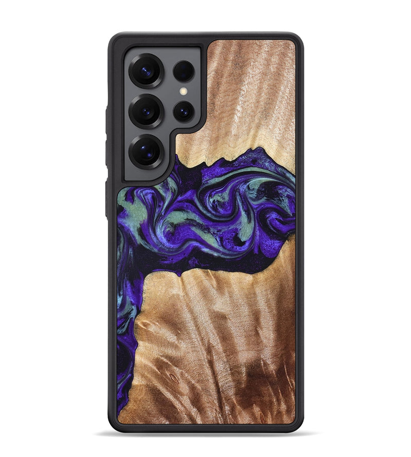 Galaxy S25 Ultra Wood Phone Case - Anika (Purple, 825368)