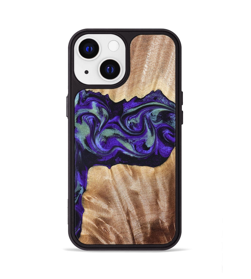 iPhone 13 Wood Phone Case - Anika (Purple, 825368)