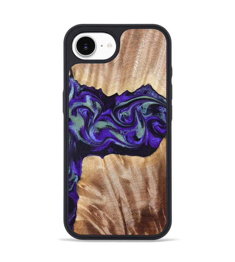 iPhone 16e Wood Phone Case - Anika (Purple, 825368)