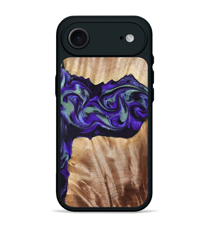 iPhone 17 Air Wood Phone Case - Anika (Purple, 825368)
