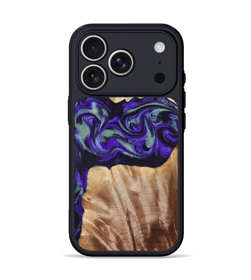 iPhone 17 Pro Wood Phone Case - Anika (Purple, 825368)