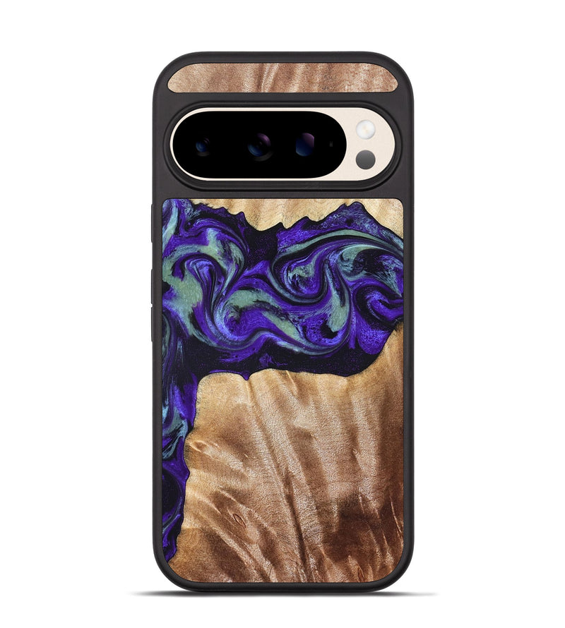 Pixel 10 Wood Phone Case - Anika (Purple, 825368)