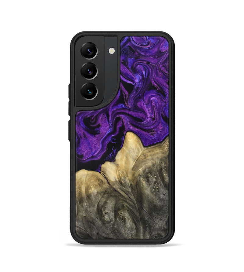 Galaxy S22 Wood Phone Case - Johana (Purple, 825369)