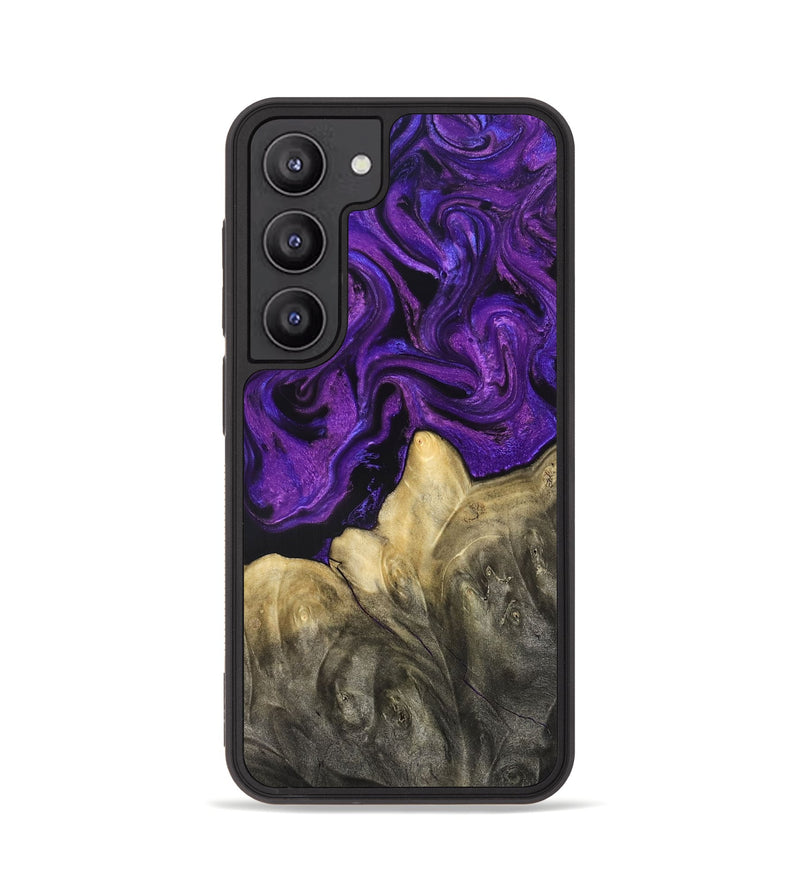 Galaxy S23 Wood Phone Case - Johana (Purple, 825369)
