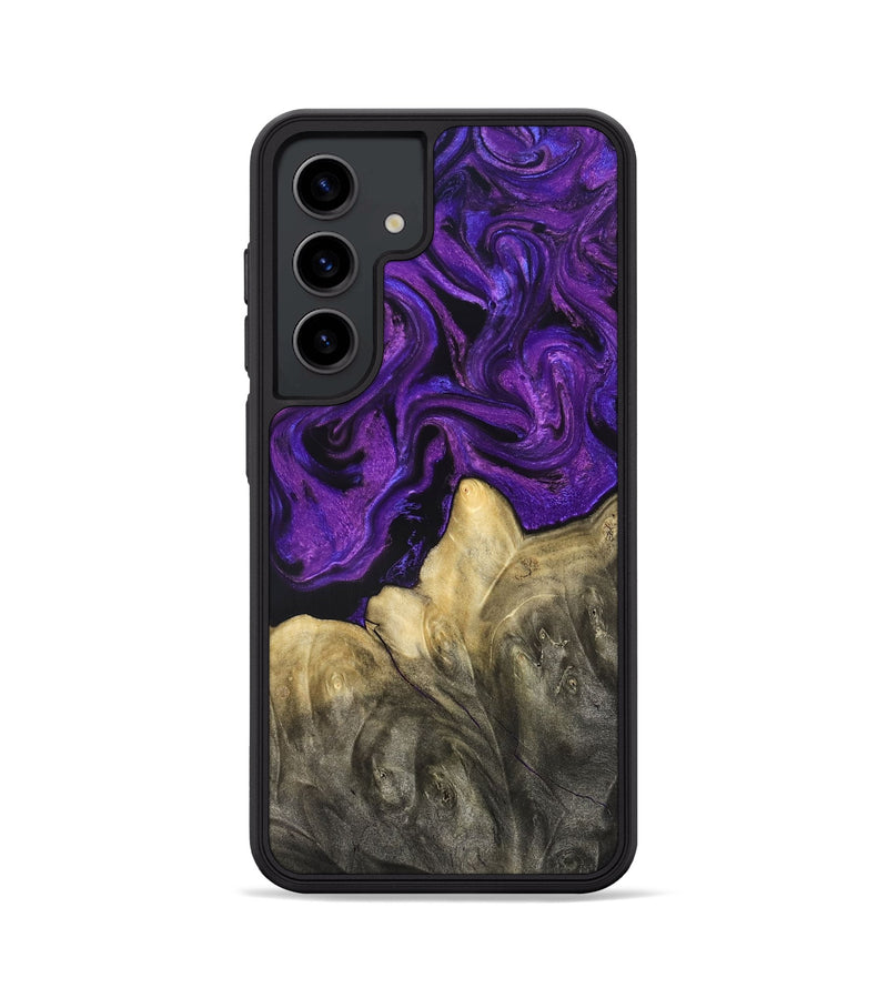 Galaxy S24 Wood Phone Case - Johana (Purple, 825369)