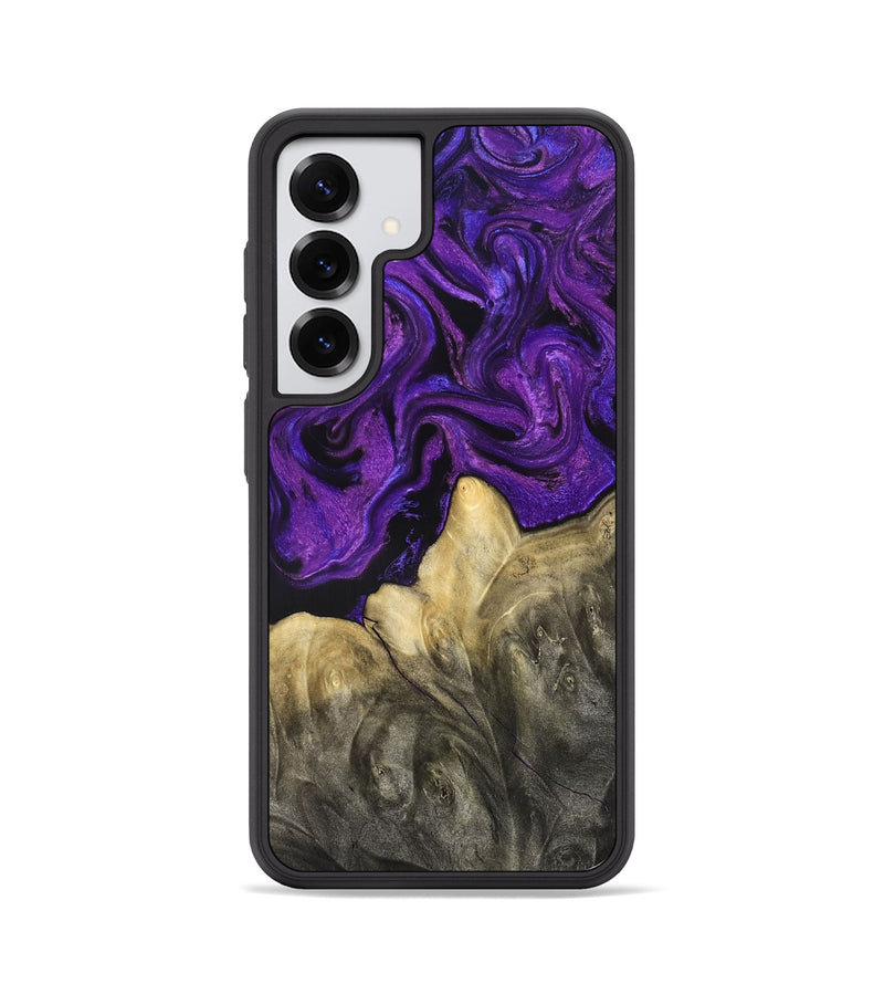 Galaxy S25 Wood Phone Case - Johana (Purple, 825369)