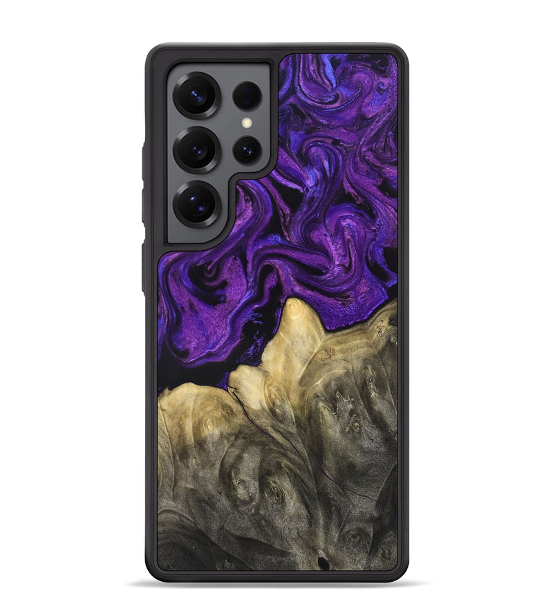 Galaxy S25 Ultra Wood Phone Case - Johana (Purple, 825369)