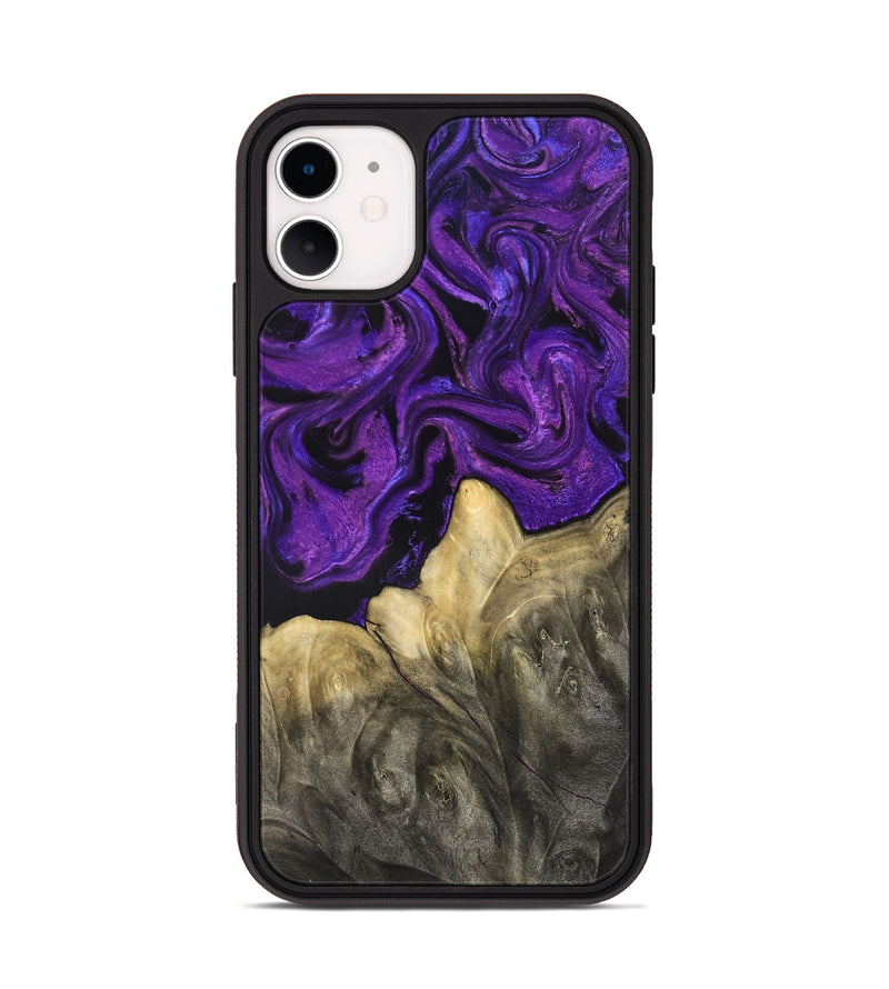 iPhone 11 Wood Phone Case - Johana (Purple, 825369)