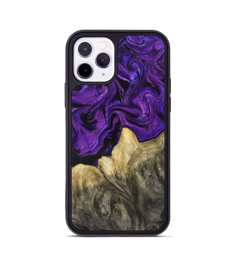 iPhone 11 Pro Wood Phone Case - Johana (Purple, 825369)