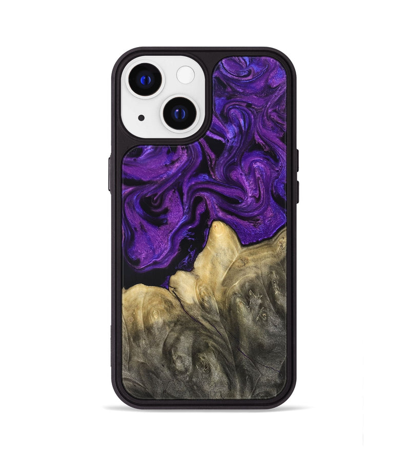 iPhone 13 Wood Phone Case - Johana (Purple, 825369)