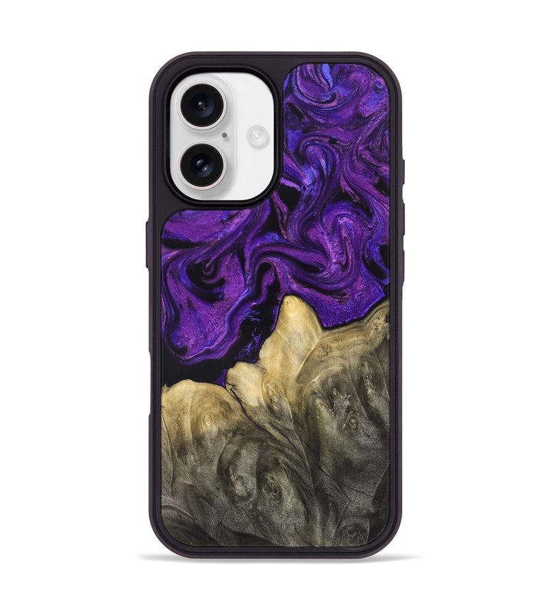iPhone 17 Wood Phone Case - Johana (Purple, 825369)