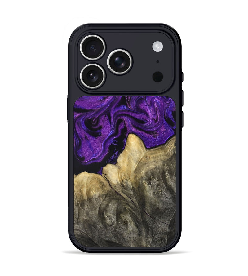 iPhone 17 Pro Wood Phone Case - Johana (Purple, 825369)