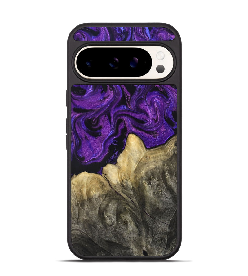 Pixel 9 Wood Phone Case - Johana (Purple, 825369)