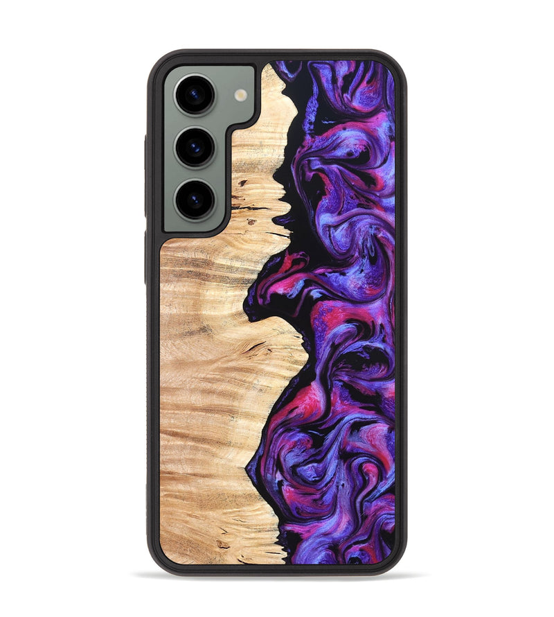 Galaxy S23 Plus Wood Phone Case - Alisson (Purple, 825370)