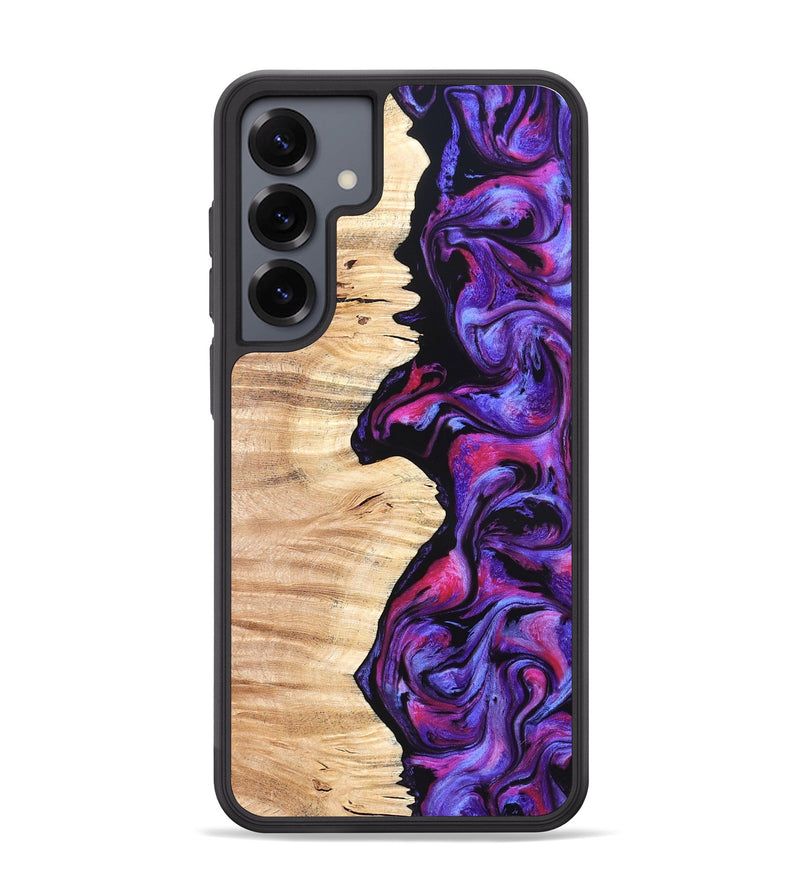 Galaxy S25 Plus Wood Phone Case - Alisson (Purple, 825370)