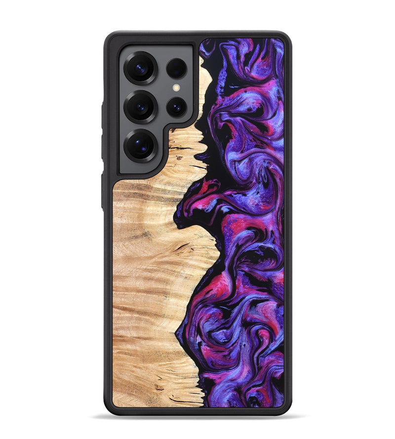 Galaxy S25 Ultra Wood Phone Case - Alisson (Purple, 825370)