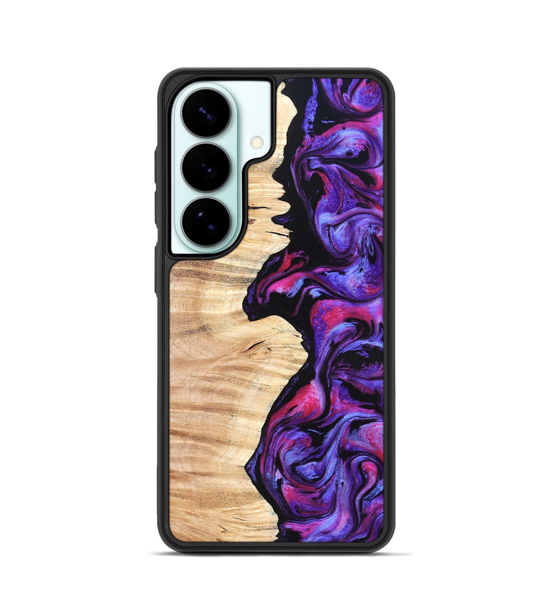 Galaxy S26 Wood Phone Case - Alisson (Purple, 825370)