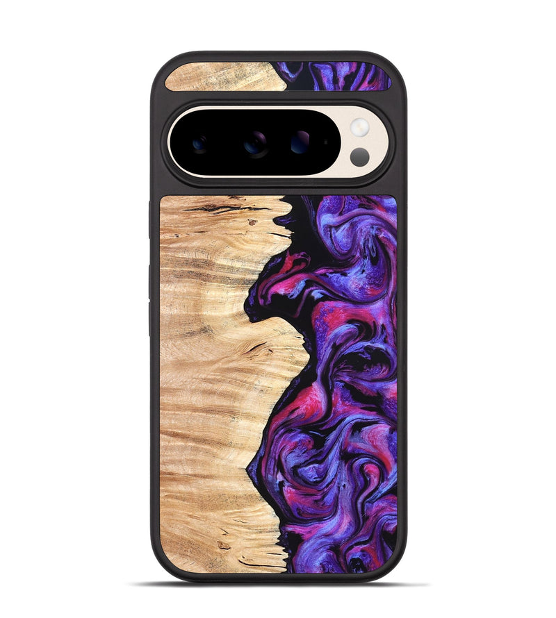 Pixel 10 Wood Phone Case - Alisson (Purple, 825370)