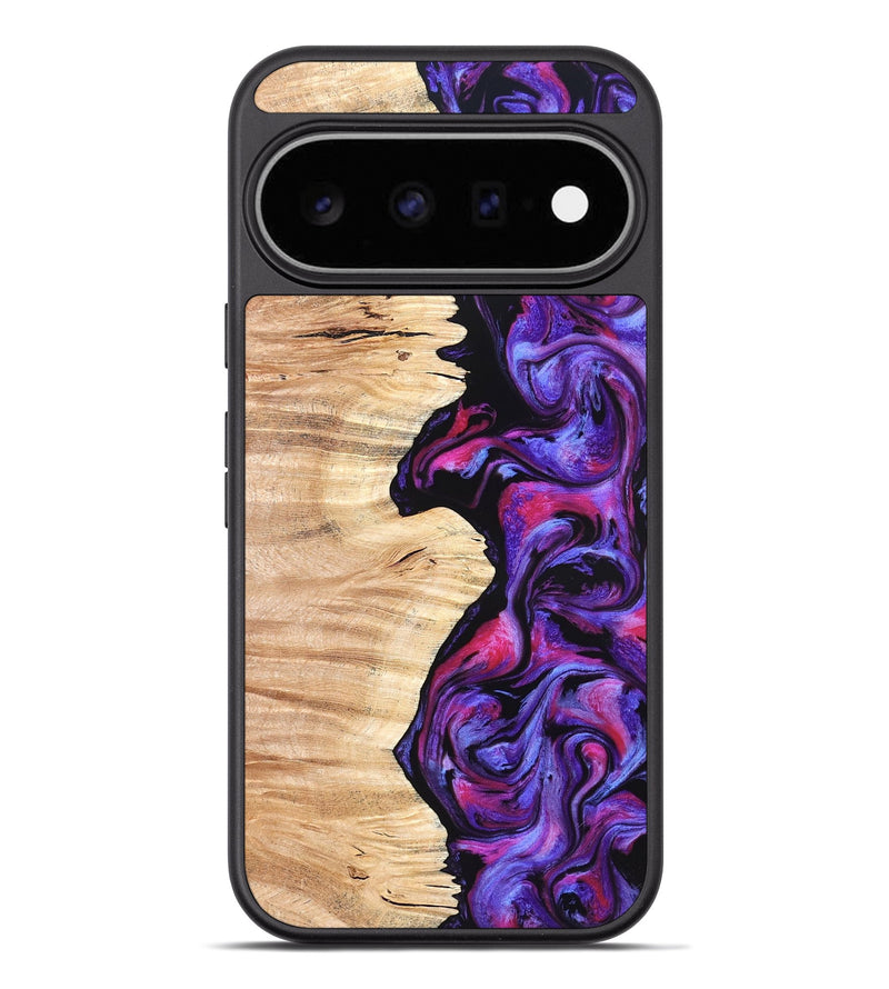 Pixel 11 Pro XL Wood Phone Case - Alisson (Purple, 825370)