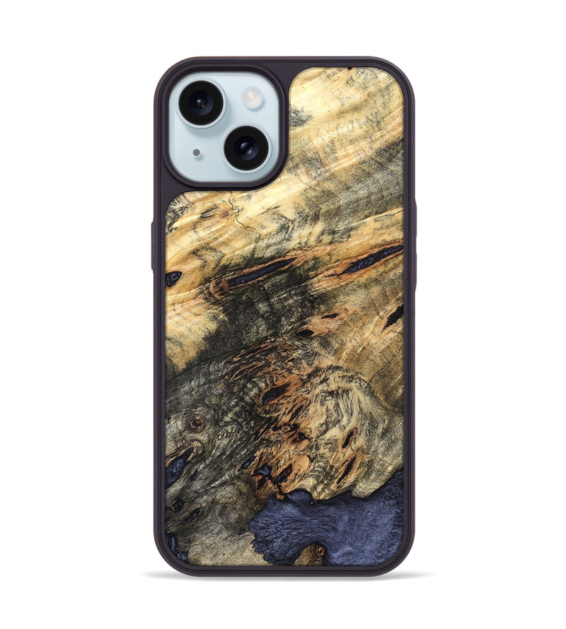 iPhone 15 Wood Phone Case - Sheryl (Wood Burl, 825371)