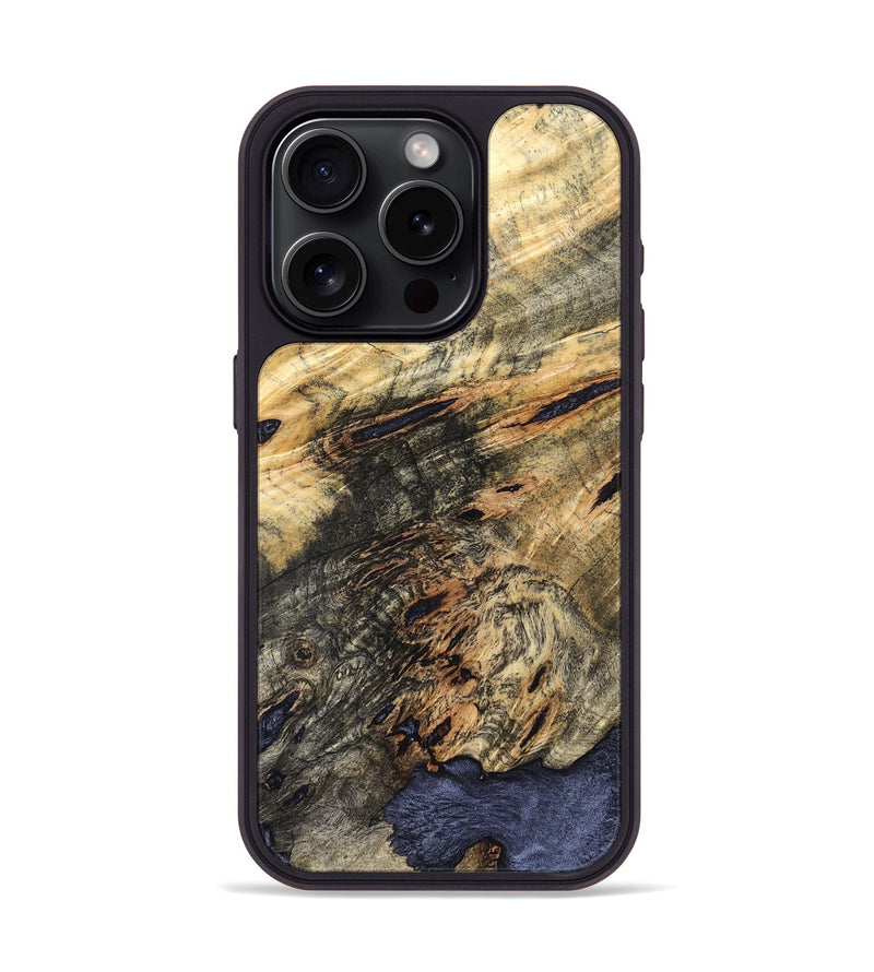 iPhone 15 Pro Wood Phone Case - Sheryl (Wood Burl, 825371)