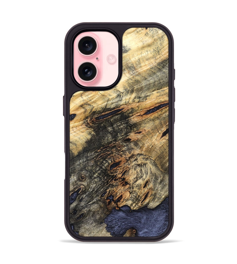 iPhone 16 Wood Phone Case - Sheryl (Wood Burl, 825371)