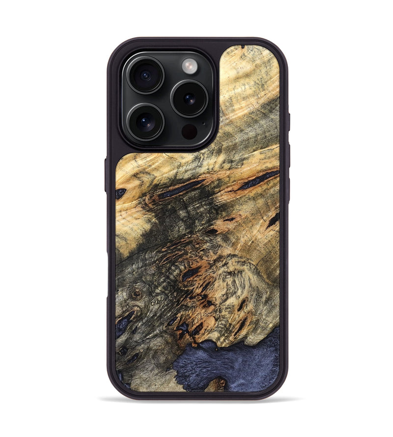 iPhone 16 Pro Wood Phone Case - Sheryl (Wood Burl, 825371)